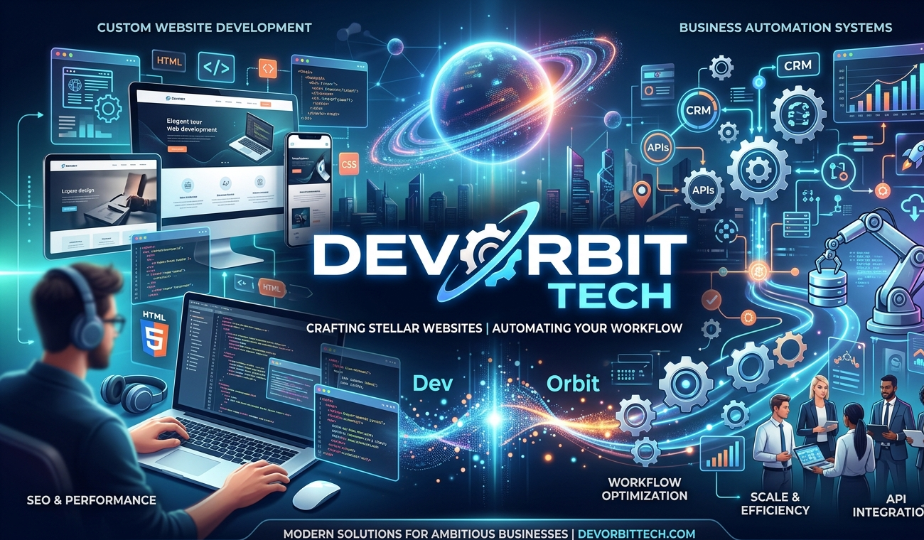 DevOrbit Tech – AI Driven Web & Automation Studio